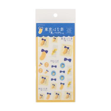 東京ばな奈 透明シールシート イエロー