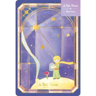 星の王子さま 箔押しクリアカード 小惑星B612