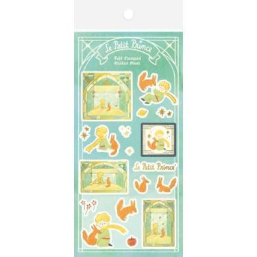 星の王子さま 箔押しシールシート 王子さまとキツネ