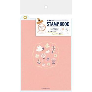 スタンプ帳 A6 花と小鳥