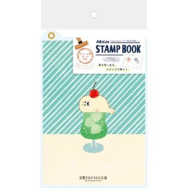 スタンプ帳 A6 お菓子どうぶつ工房1