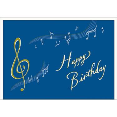 バースデーカード 音符
