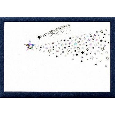 多目的ミニカード 流れ星 白地