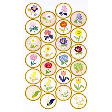 シール プレジール 花