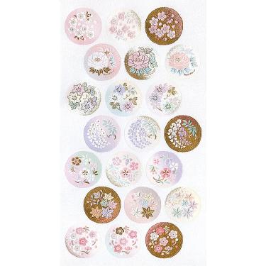 シール 花丸文 R1