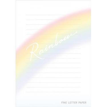 便箋 レインボー