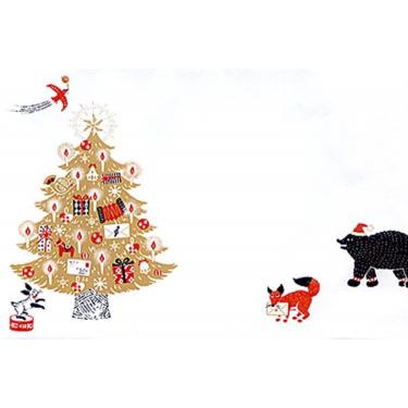 封筒 クリスマスナイト 洋形1号 4枚入