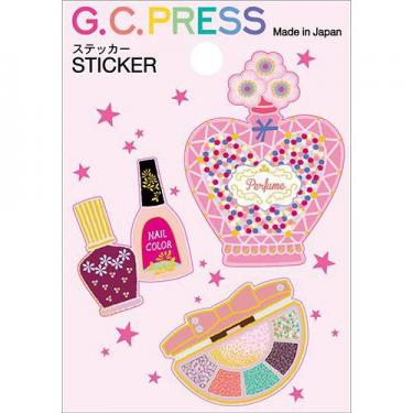 ステッカー LIKE IT! コスメ ピンク