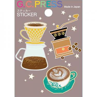 ステッカー LIKE IT! コーヒータイム