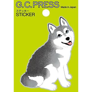 ステッカー シベリアンハスキー