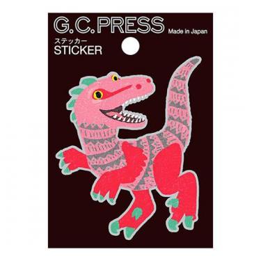 ステッカー 恐竜 ラプトル