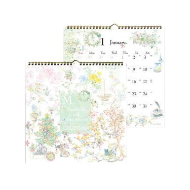 2026年1月始まりカレンダー 壁掛け マイ ブリスフル