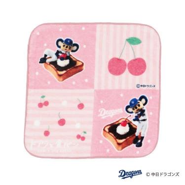 ハンカチ ドアラと食パン 小倉トースト