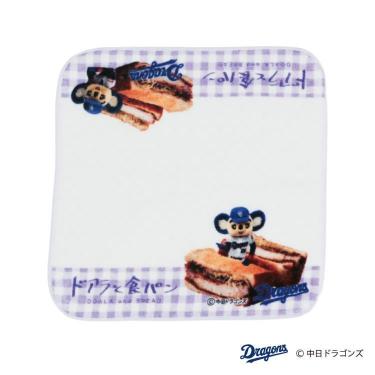 ハンカチ ドアラと食パン カツサンド