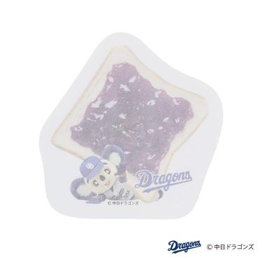 ダイカット付箋 ドアラと食パン ジャムトースト
