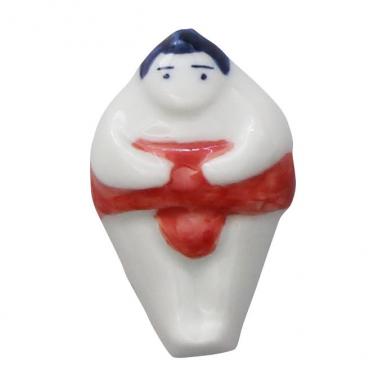 おすもうさん ぷっくり箸置 赤