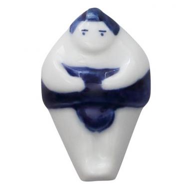 おすもうさん ぷっくり箸置 青