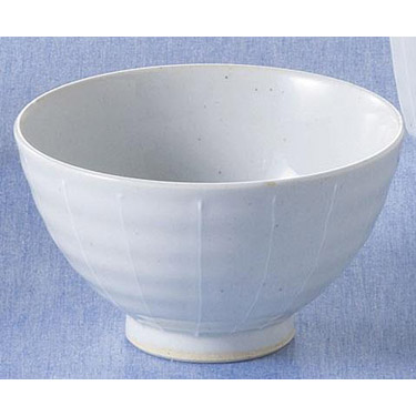 飯碗 一珍十草 白 藍花