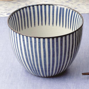 多用丼 呉須千筋 呉須 藍花