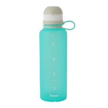 Rolloonシリコーンボトル 510ml アクアブルー 水筒