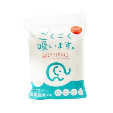 バスタオル半分時代 34×120cm ホワイト