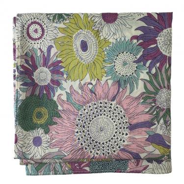 ハンカチ スモールスザンナ ラベンダー フローレットロンドン