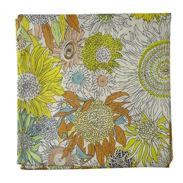 ハンカチ スモールスザンナ レモン フローレットロンドン