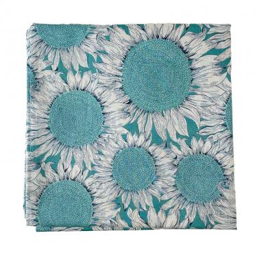 ハンカチ ハロー・サンシャイン ブルー フローレットロンドン