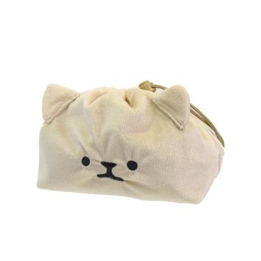 フェイス巾着 みるくねこ ムームー