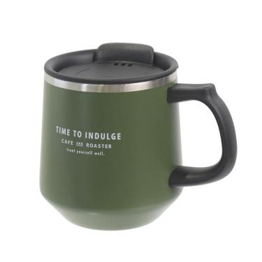 トリーツ ステンレスサーモマグカップ グリーン 400ml