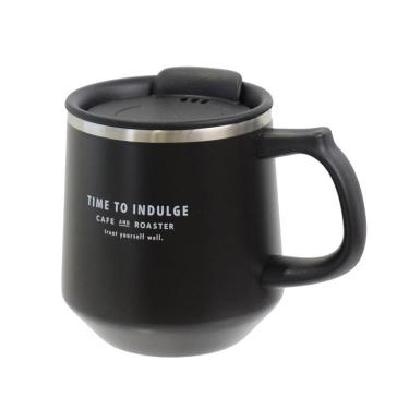 トリーツ ステンレスサーモマグカップ ブラック 400ml