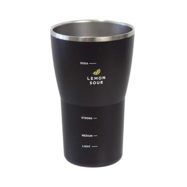 レモンサワー＆ハイボールタンブラー 520ml ブラック