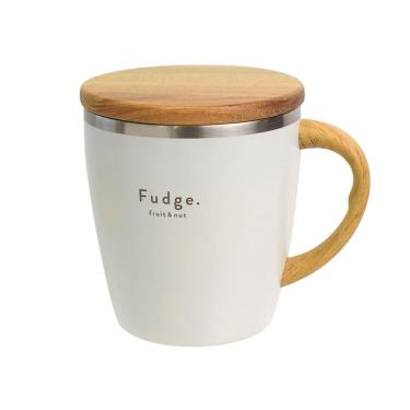 ウッディサーモマグカップ 430ml アイボリー