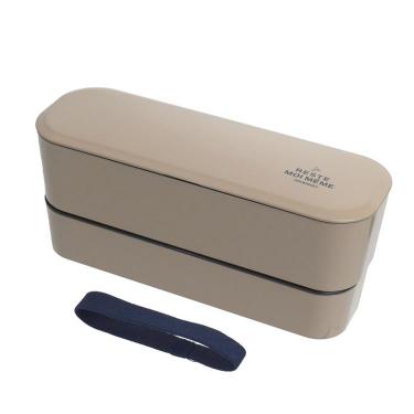 スタックインランチL 1000ml ベージュ お弁当箱
