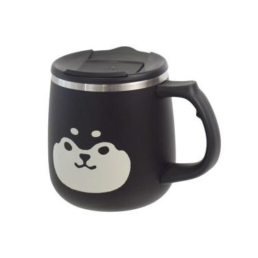 ステンレス サーモマグカップ 400ml くろまめしば