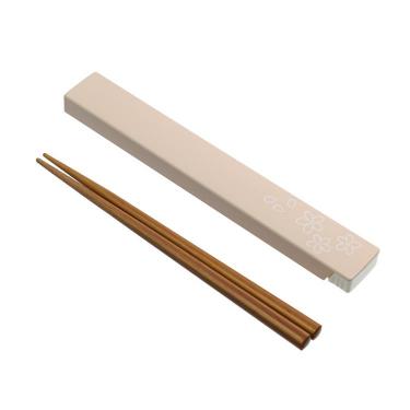 はなごろも 箸&ケース 18cm ピンク