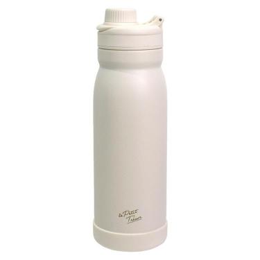 ステンレス直飲みボトル 1L ホワイト 水筒