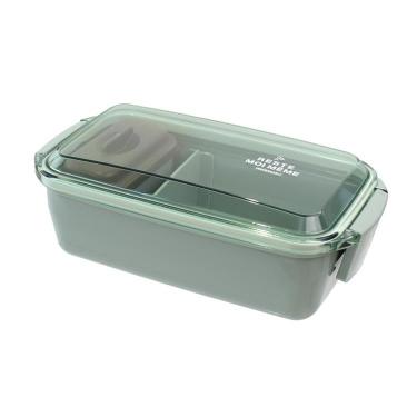 抗菌いろいろ使えるタイトランチ 640ml たれ容器付 ミント お弁当箱