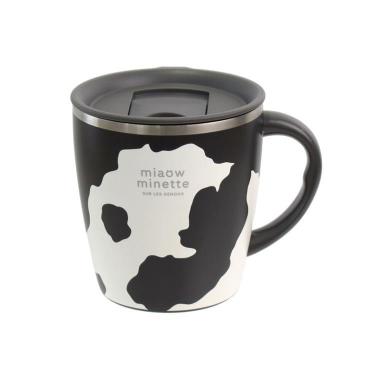 目盛り付きステンレスマグカップ 430ml ブラック