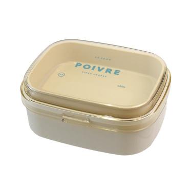 2WAYワンタッチランチ2段 L1100ml ベージュ