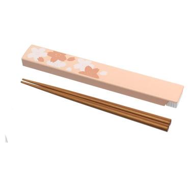 箸&ケース 18cm ピンク