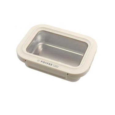 4点ロックランチコンテナ M640ml ベージュ