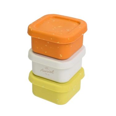 シリコンコンテナ3Pセット S140ml オレンジ
