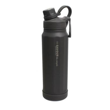 ステンレス直飲みボトル 740ml ブラック