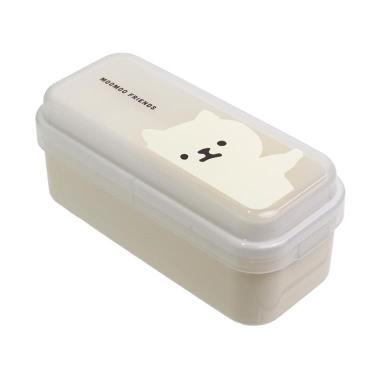 2WAYスマートロック2段 610ml みるくねこ お弁当箱
