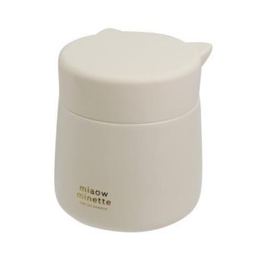 ねこみみステンレススープポット 320ml ホワイト