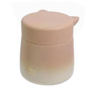 ねこみみステンレススープポット 320ml ピンク