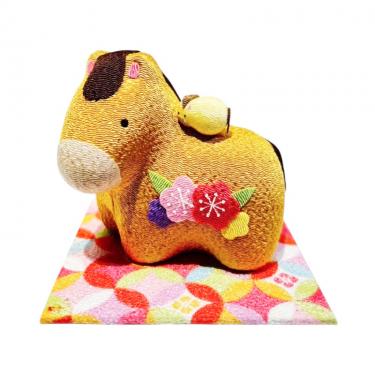 R-123 ちぎり和紙 花親子 （大） 午