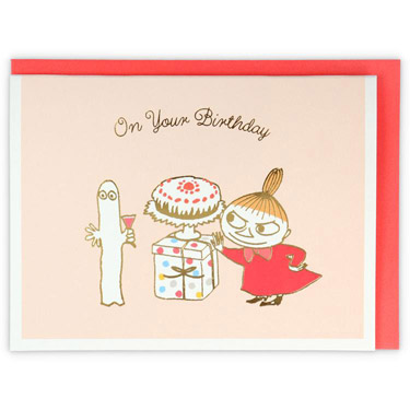 ミニカード 誕生お祝い 立体 ムーミン リトルミイとケーキ ステーショナリー ロフト公式通販サイト Loft