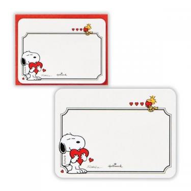 ミニメッセージカード スヌーピー セットハート
